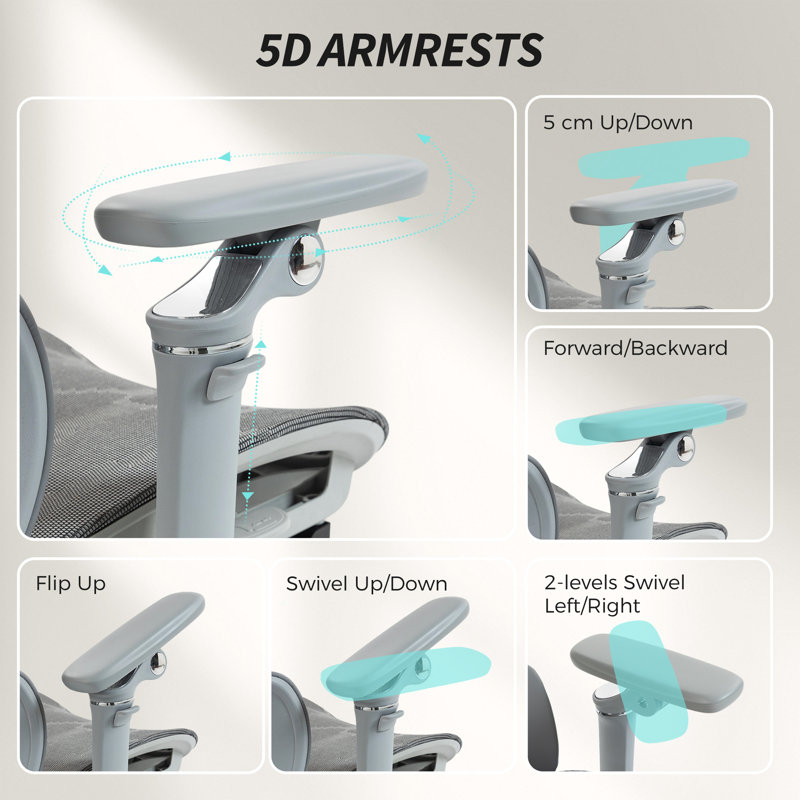 Office Chair, Grey