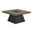 Stehle 2PC Occasional Table Set In Grey And Dark Espresso-Coffee Table & End Table-619361602