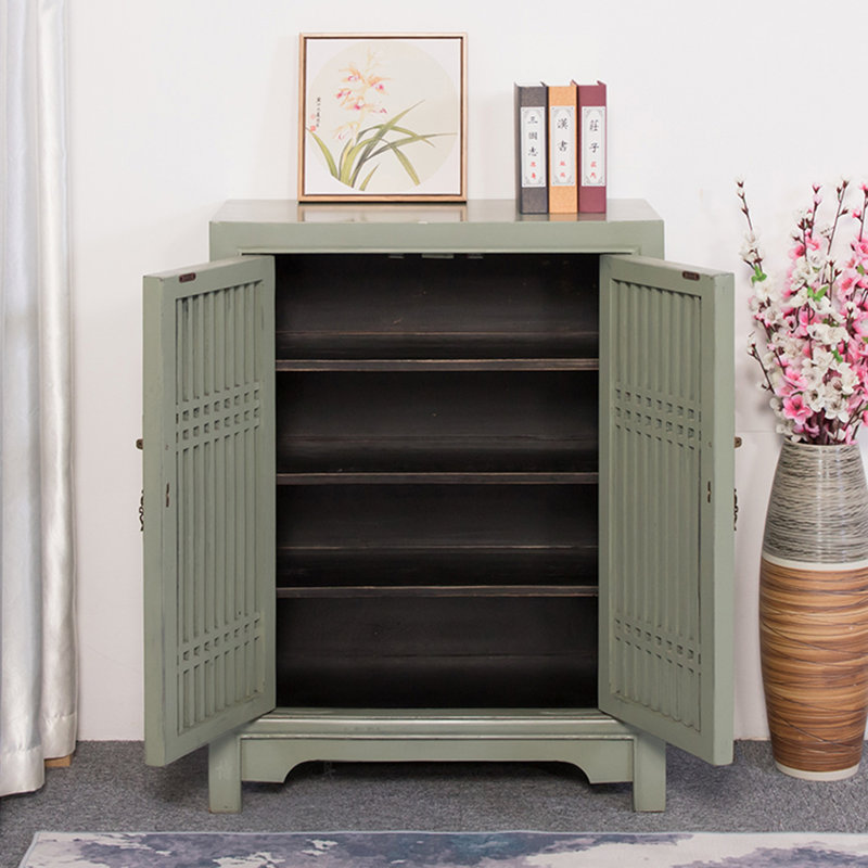 Armoire à chaussures en bois massif
