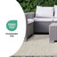 Tapis d'intérieur / extérieur à motif géométrique gris et blanc scandinave-1371293082