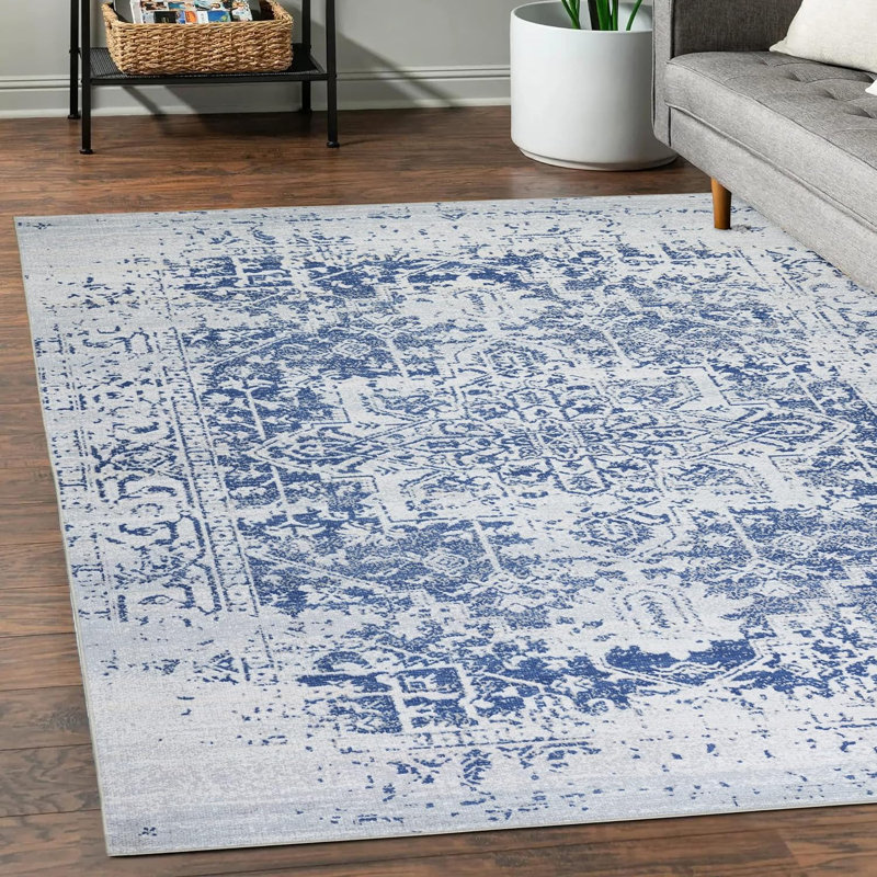 Tapis Jayvon avec envers antidérapant, Rectangle 5 pi 8 po x 9 pi