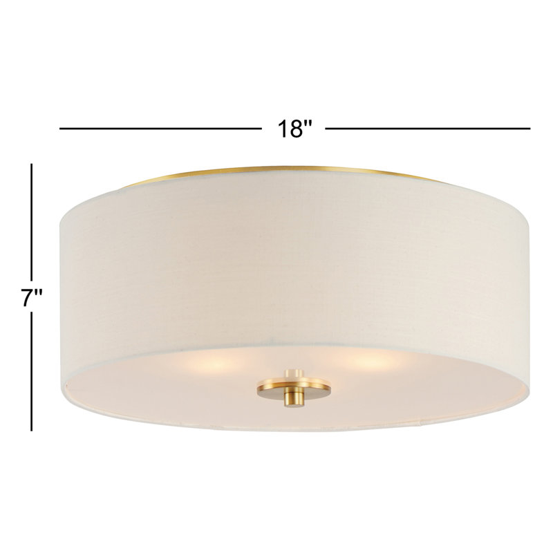 Juna Linen Flush Mount