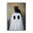 Ghost And Kitten Perched Framed Giclee, design by Arlington Prints-1597349918-1597349905