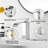 Single-Hole Single-handle Bathroom Faucet with Drain Assembly-69315640