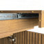 Expandable Dining Table with Storage Cabinet - Modern Minimalist Design for 6-10 People