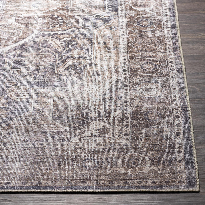 Glendale Heights Washable Oriental Indoor Rug, Runner 2'7" x 7'10"