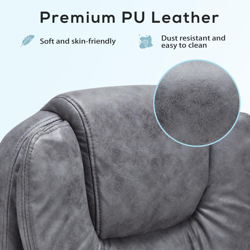 Linen Office Chair, Grey