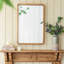 Miroir rectangulaire en bois