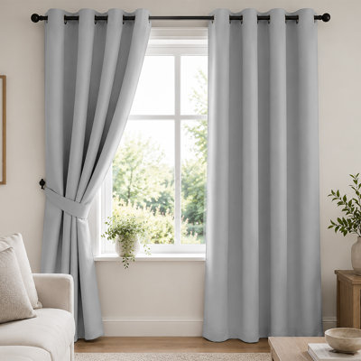 Bernards Blackout French Door Curtain