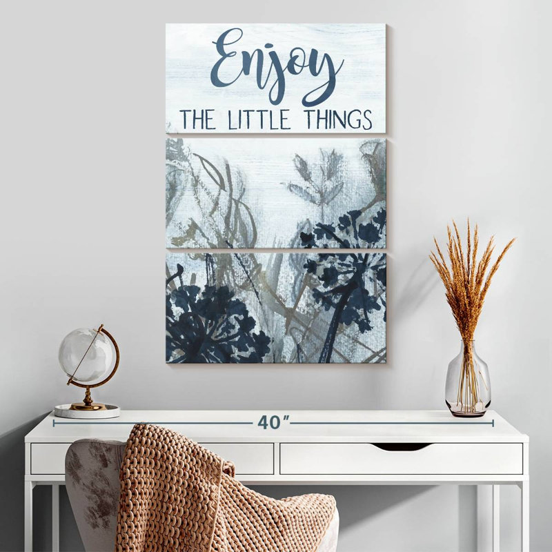 Tergel «Enjoy The Little Things Wildflowers», H 32 po x l 20 po