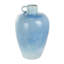 Hennecy Ceramic Ombre Decorative Blue Vase with Unique Texturing