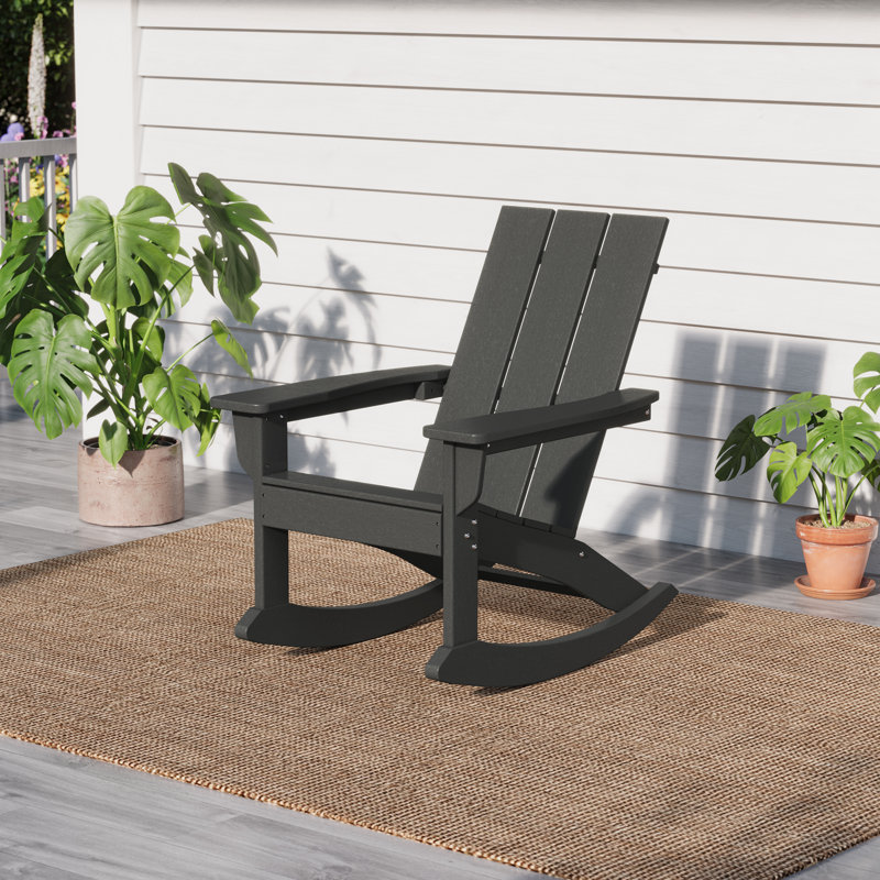 Joubert Outdoor Adirondack Chair, Gray
