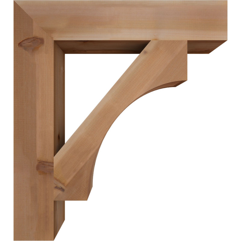 Support Westlake Block, Cèdre rouge de l'Ouest (lisse), H 36 po x l 5,5 po x P 32 po