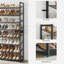 Range-chaussures en métal 64 paires H 64,4 po à 8 étages