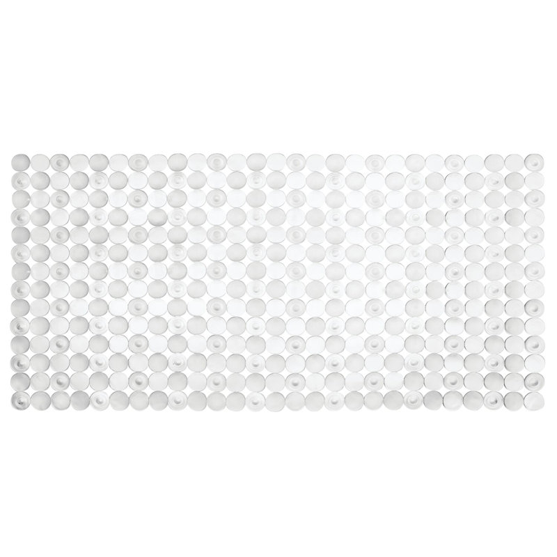 Jibberding Plastic / Acrylic Non-Slip Bath Rug, Clear