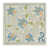 Bleu / jaune / beige floral