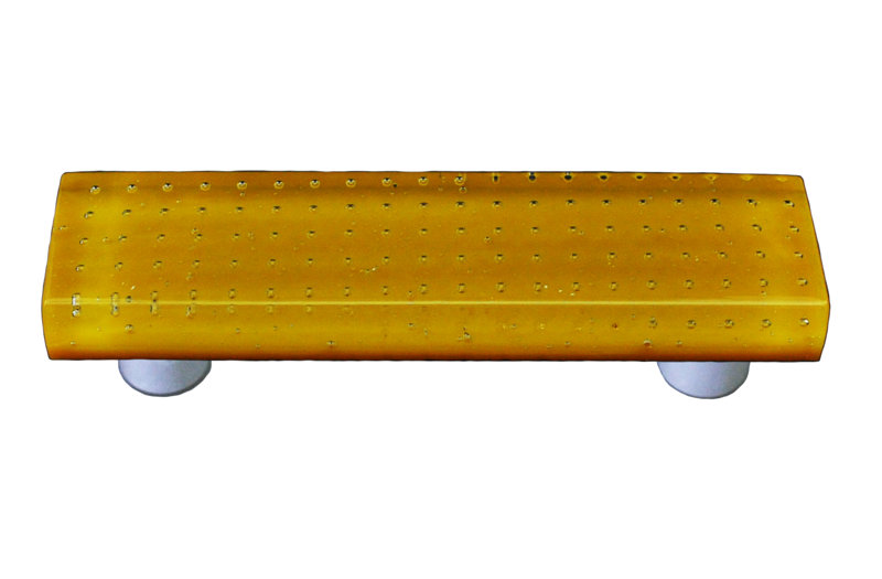 Poignée barre 3 po Bubbles, Aluminium, Orange citrouille
