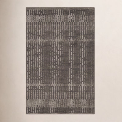 Vanna Hand-Knotted Striped Wool Rug