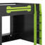 Wood Loft Bed With Desk, Multi-Storage Shelves And RGB Light-1699350539