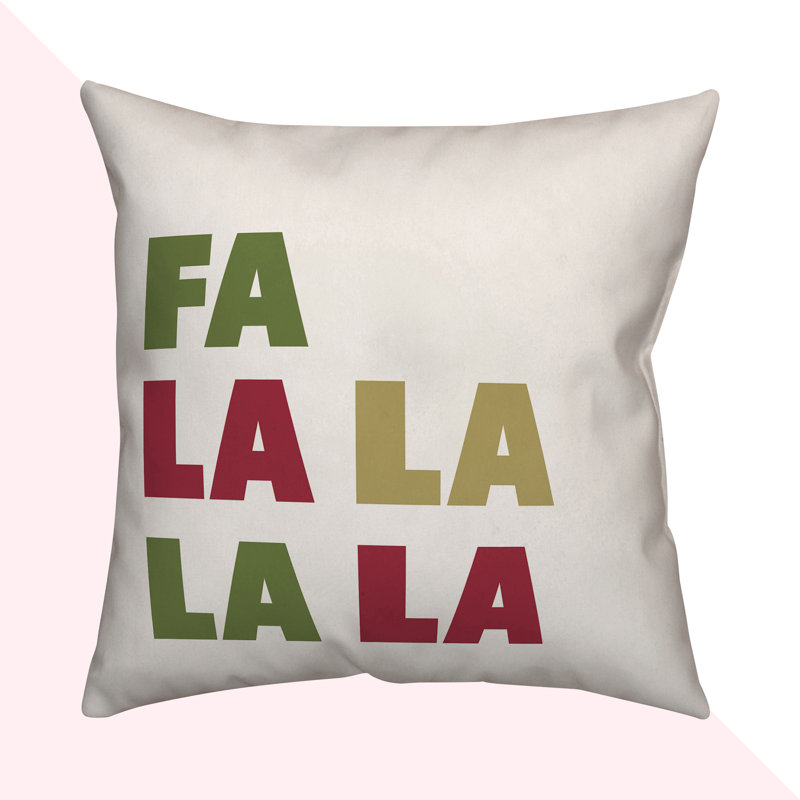 Reversible Throw Pillow, Green/Pink