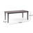 DINING TABLE WITH SQUARE LEG