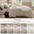 Bedsure 100% Washed Cotton Duvet Cover Oversized King Set –Minimalist Cotton Beding Set For All Season(Set of 3)-125402763-125402769