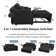 65"W Convertible 3 in 1 Sofa Bed, Vincy Pull Out Couch Loveseat Sleeper with Side Table&USB&Type-C Ports&Storage Armrests