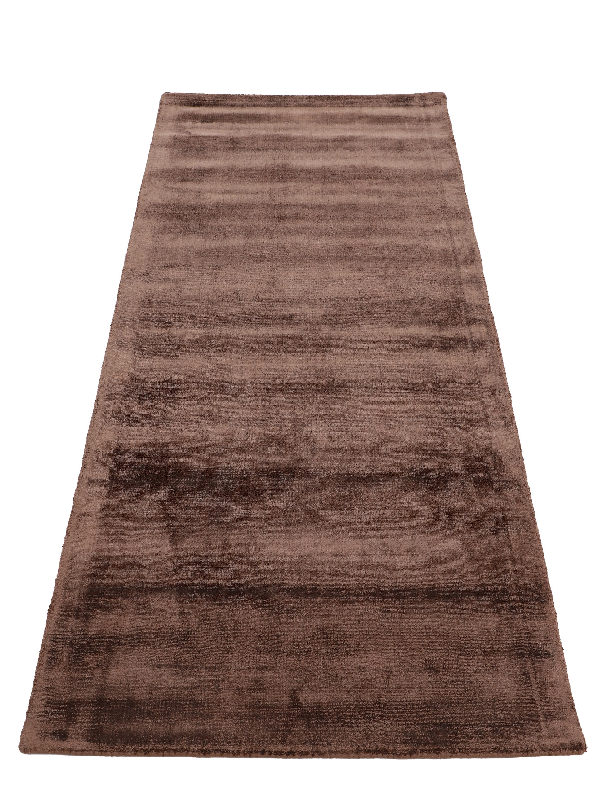 Deep Brown Rug Carpetfine Ava Handmade Viscose Silky Solid Soft Dark Brown Rug ...
