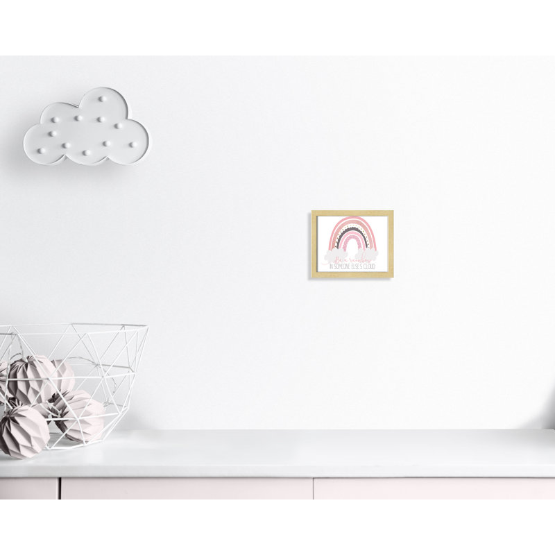 Être un arc-en-ciel, H 9 po x l 11 po x P 1,19 po, Cadre boîte champagne