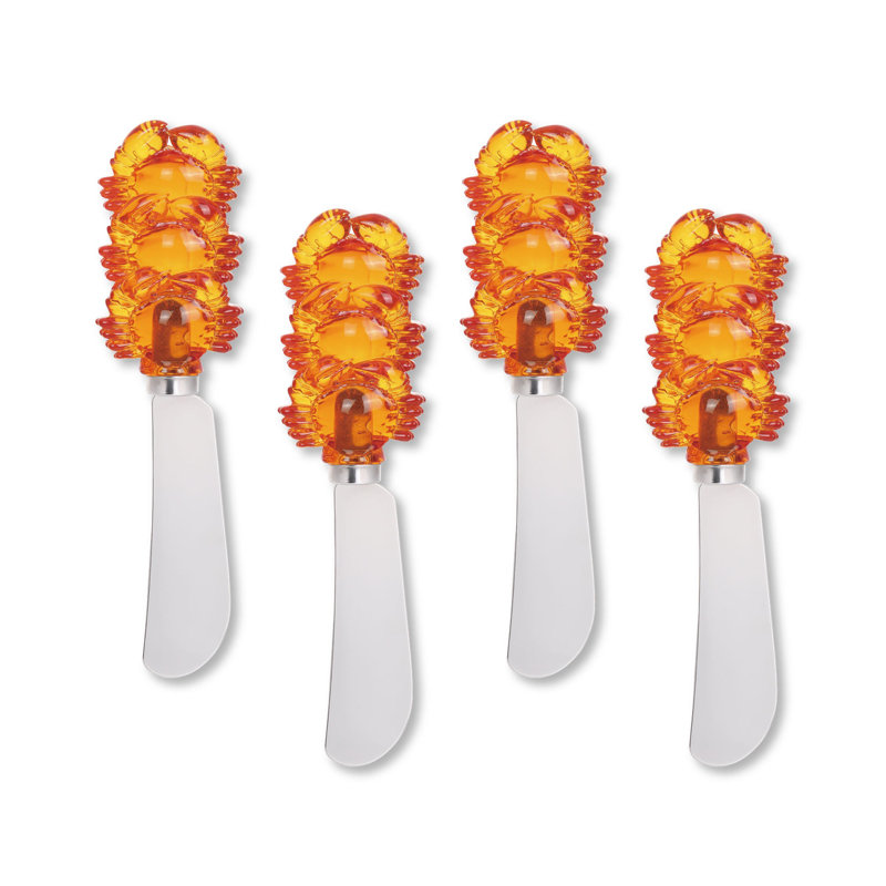 Crabs Transparent Polyresin Cheese Spreader, S4