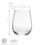 360ml Stemless Wine Glass
