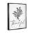 " Thankful Script Delicate Botanical Blooms Petals Bouquet " by Lettered And Lined-92350015-92350014