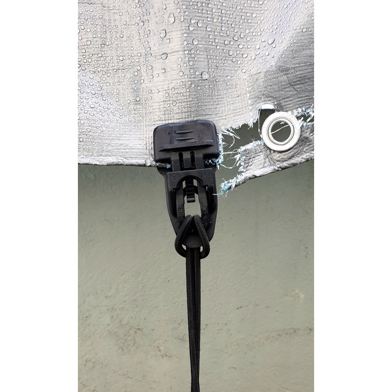 Steel Hooks, Black, 8" H x 1" W x 1" D