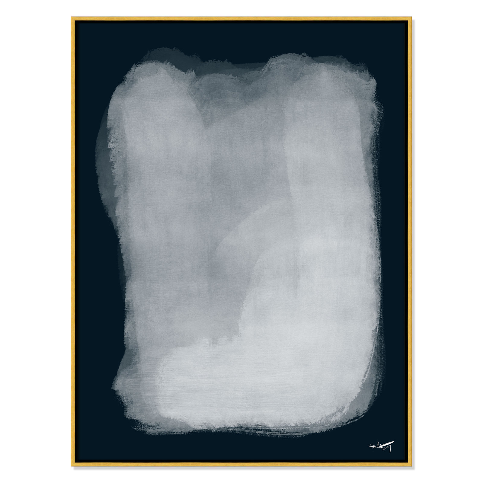 Gelder "Calme 001" Print by N.Atelier, 41.5" H x 31.5" W, Gold