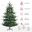 Arbre de Noël artificiel 7,5 pi, arbre de Noël articulé en pin avec 1218 branches réalistes, base en acier, ouverture automatique-1277740520