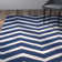 Sanyla Hand Tufted Wool Chevron Rug