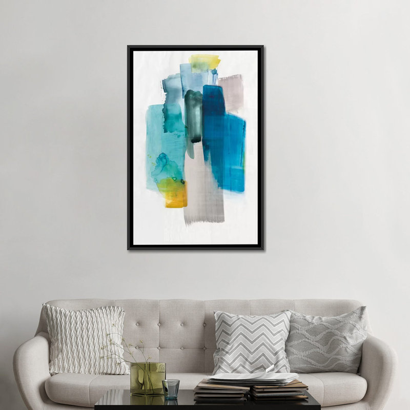«Paper Magic», reproduction sur toile, H 26 po x l 18 po x P 1,5 po, Toile avec cadre noir, Pas de tapis