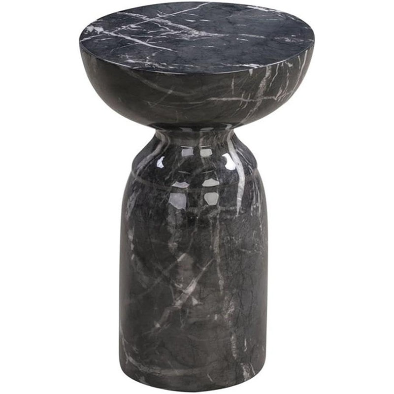 Table d'appoint Rue / Faux en béton intérieur / extérieur Rue (noir)