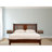 Chestnut Brown Curve Floating Bedside