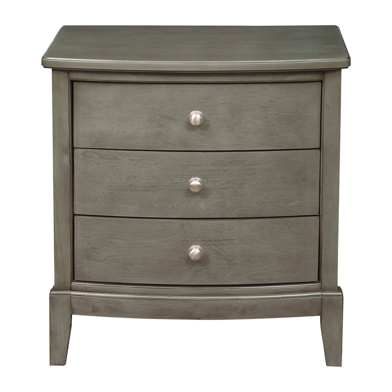 Ping 26.25'' W Nightstand, Gray