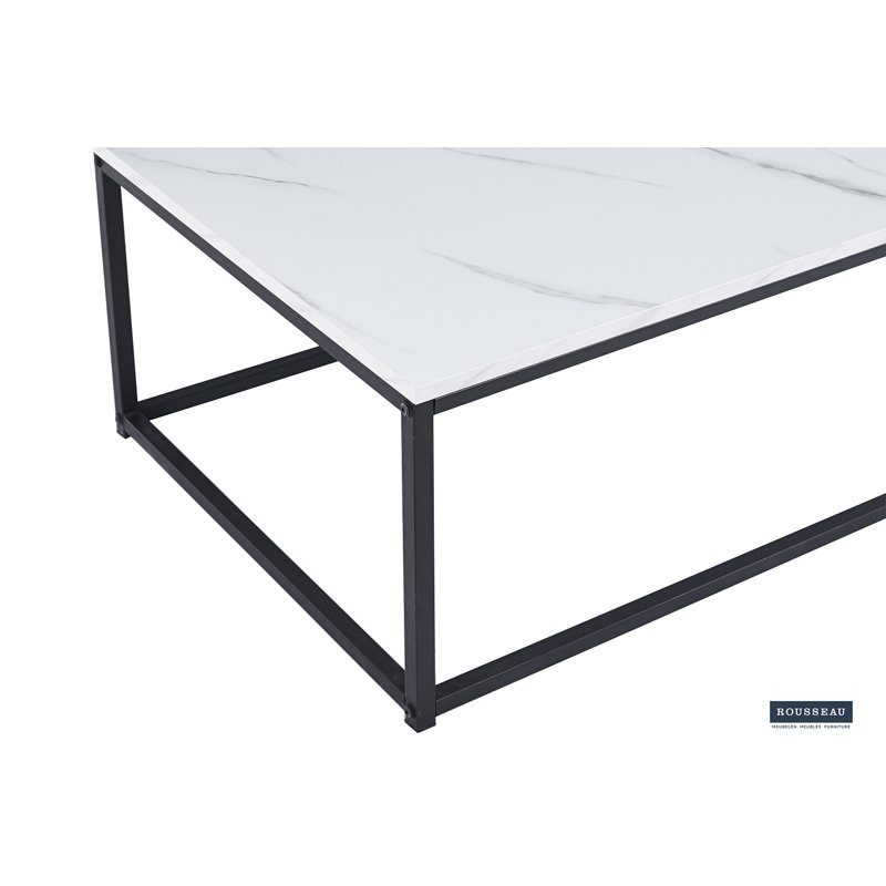 Dierker Frame Coffee Table, White