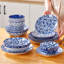 Piece Porcelain China Dinnerware Set - Service for 4