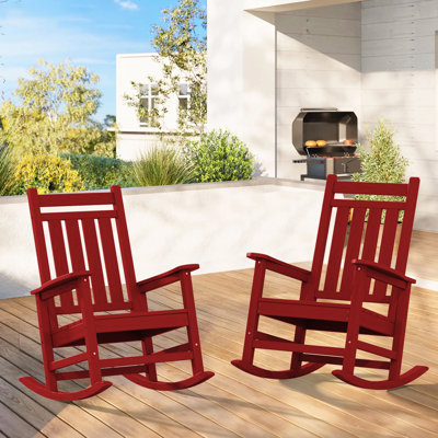 Wolak HDPE Rocking Adirondack Chair