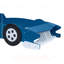 Lit plateforme simple en forme de voiture de course avec roues, durable et élégant pour les chambres d'enfants, suscitant l'imagination et le plaisir-173253992