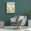 Art mural sur toile tendue - "Sunlit Dunes I" de Melissa Wang, décoration murale pour le salon, la chambre à coucher ou le bureau - 35 x 47