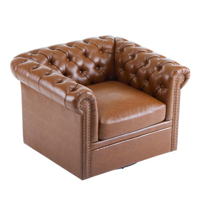 Chesterfield swivel club chair