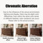 Armoire d'appoint en bois manufacturé brun massif-1915080489