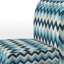 Geometric Harmony Chevron Pattern - Upholstered Abstract Accent Chair and Arm Chair-1623554011