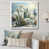 White Single Picture Framed