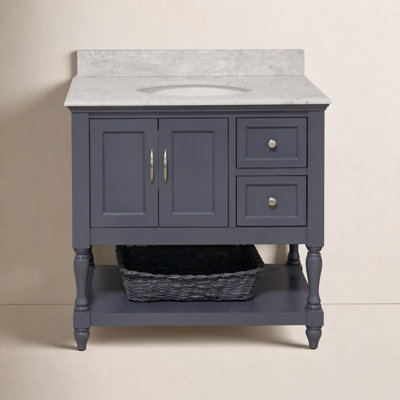 Hampton 36'' Single Bathroom Vanity with Top